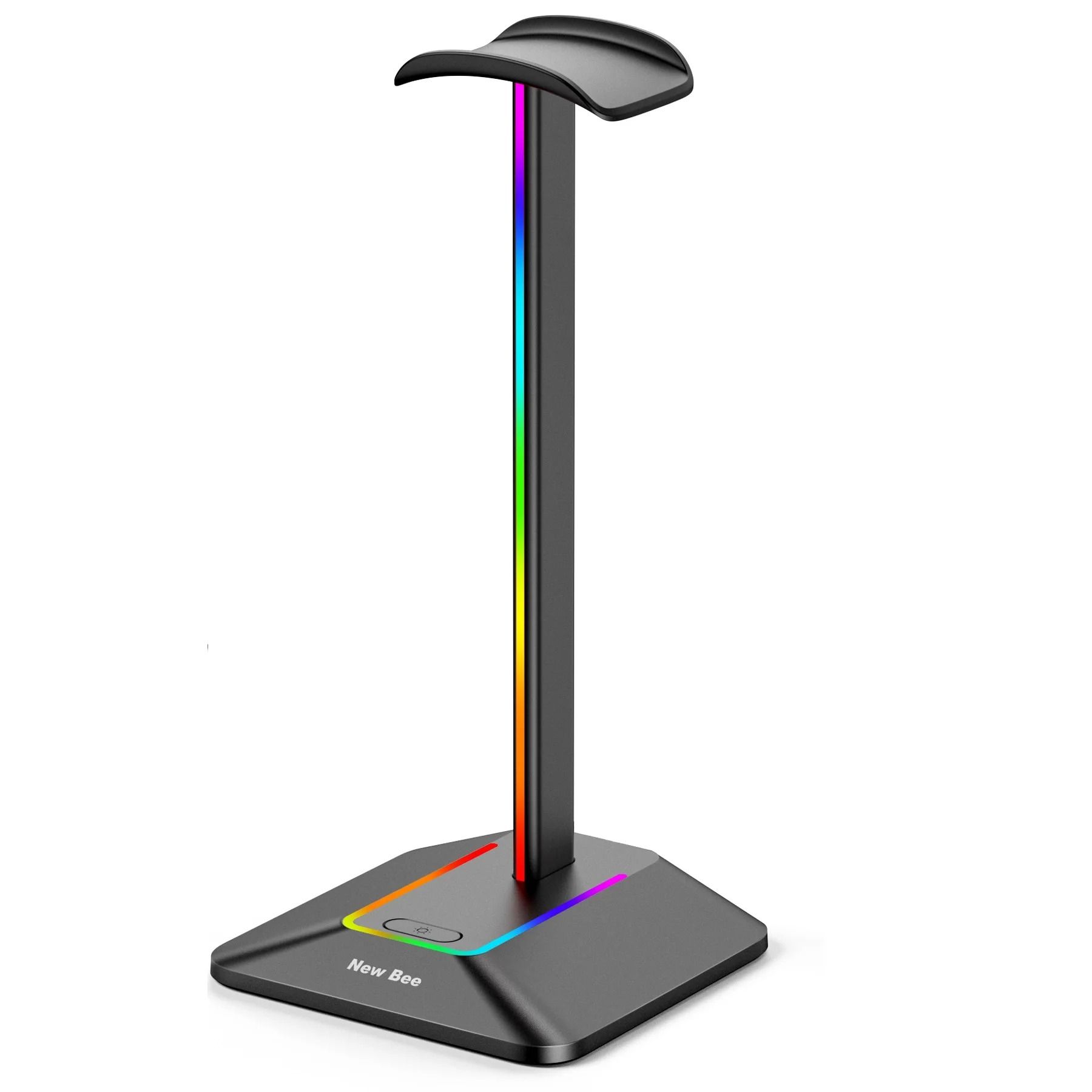 New Bee Z8 RGB Headphones Stand with USB Hub