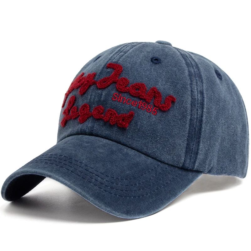 CNTANG Cotton Letter Embroidery Baseball Cap