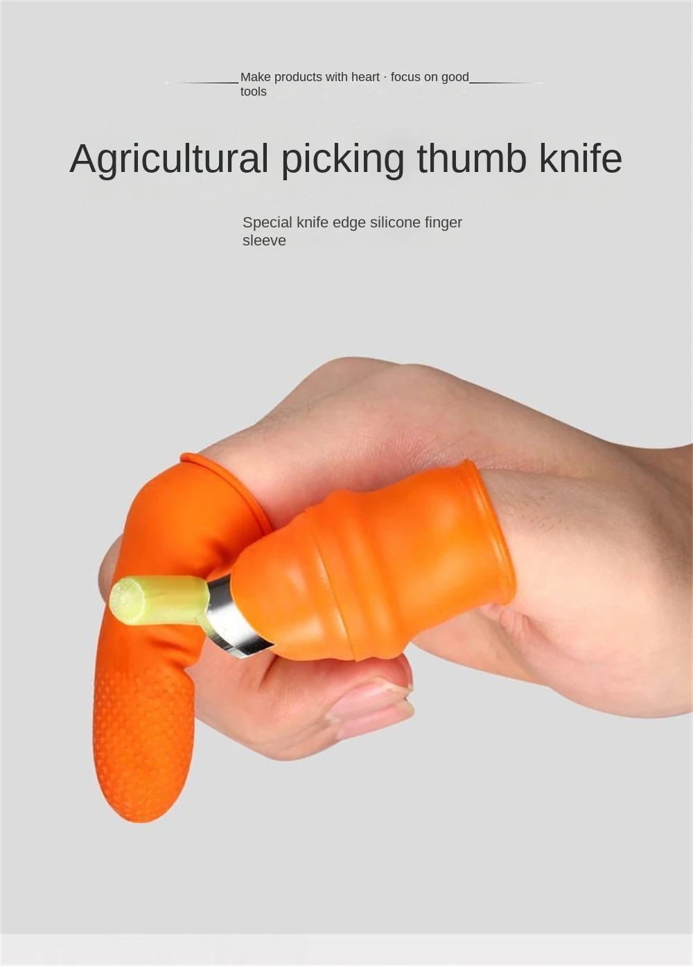 Thumb Cutter Gardening Tools Pruning Shears Garden Picking Plant Vegetables Separator Finger Tool Multifunction Kitchen