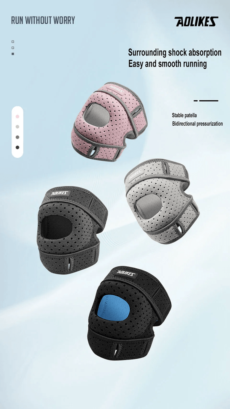 FlexRelief Patella Knee Brace with Gel Pad for Targeted Support