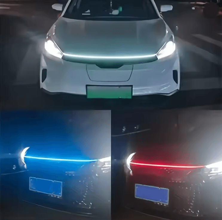 LED Daytime Running Light Car Hood Decorative Ambient Strip