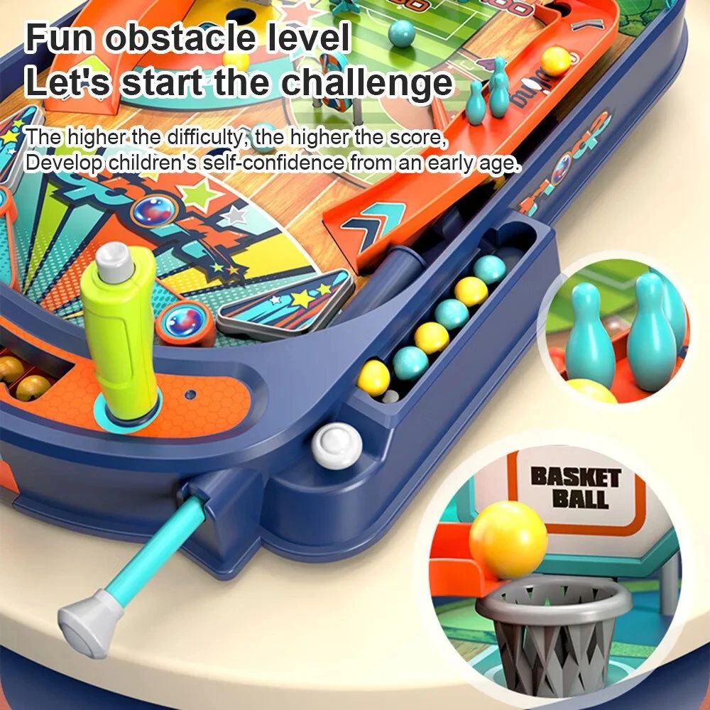Pinball Blast Tabletop Marble Battle Game for Kids