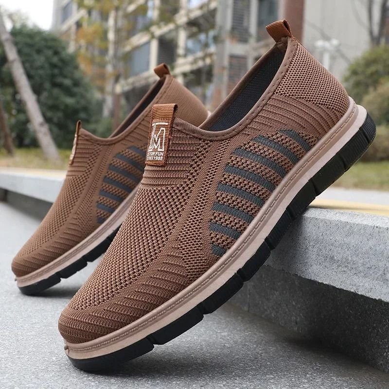 Mens Antibacterial Breathable Mesh Lightweight Sneakers