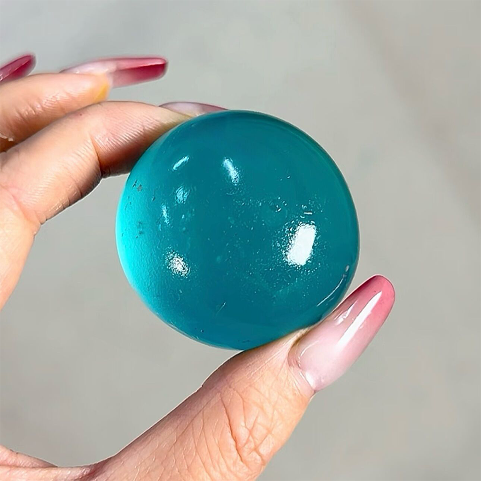 Anti Stress Sensory Fidgets, Blue Maltose Squishy Toys, Soft Simulated Transparent Slow-Rebound Decompression Toy, Fun