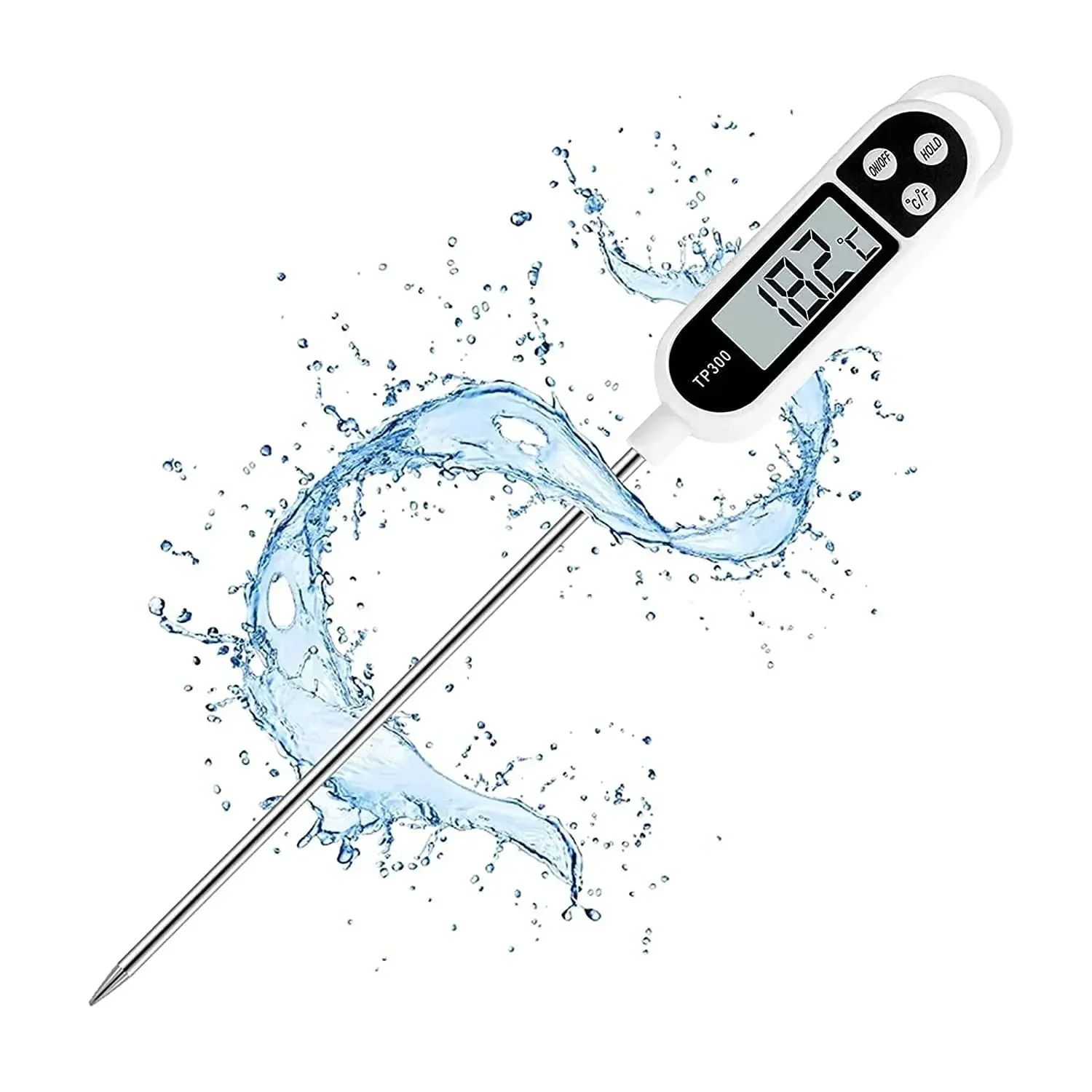 Digital Kitchen Thermometer LCD Food Temperature Probe for Meat Cooking Baking