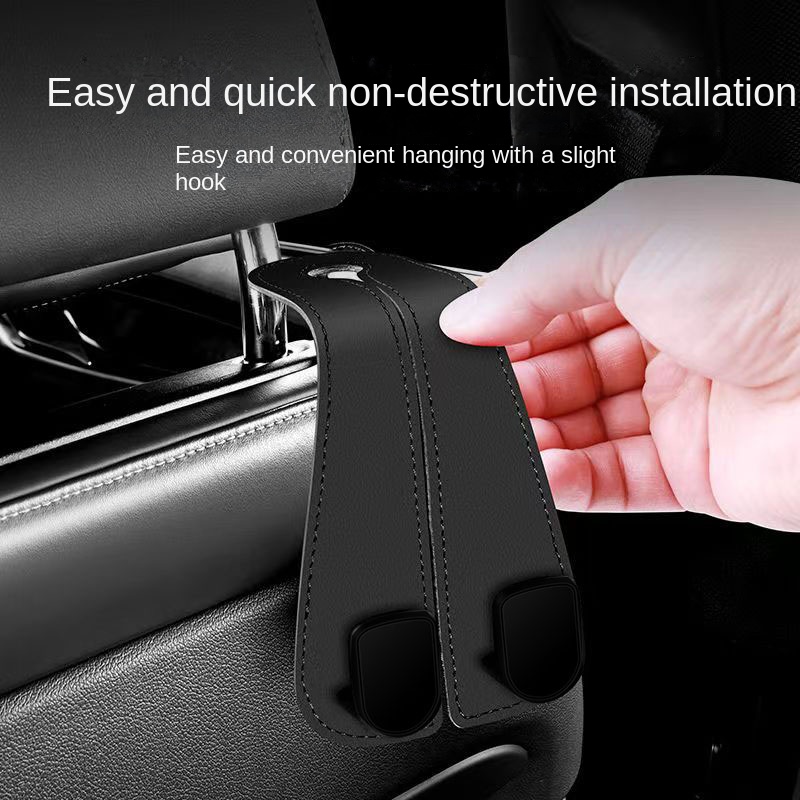 Seat Back Organizer, Car Headrest Hooks, Bag Hanger, Auto Fastener Clips, Holder Hooks