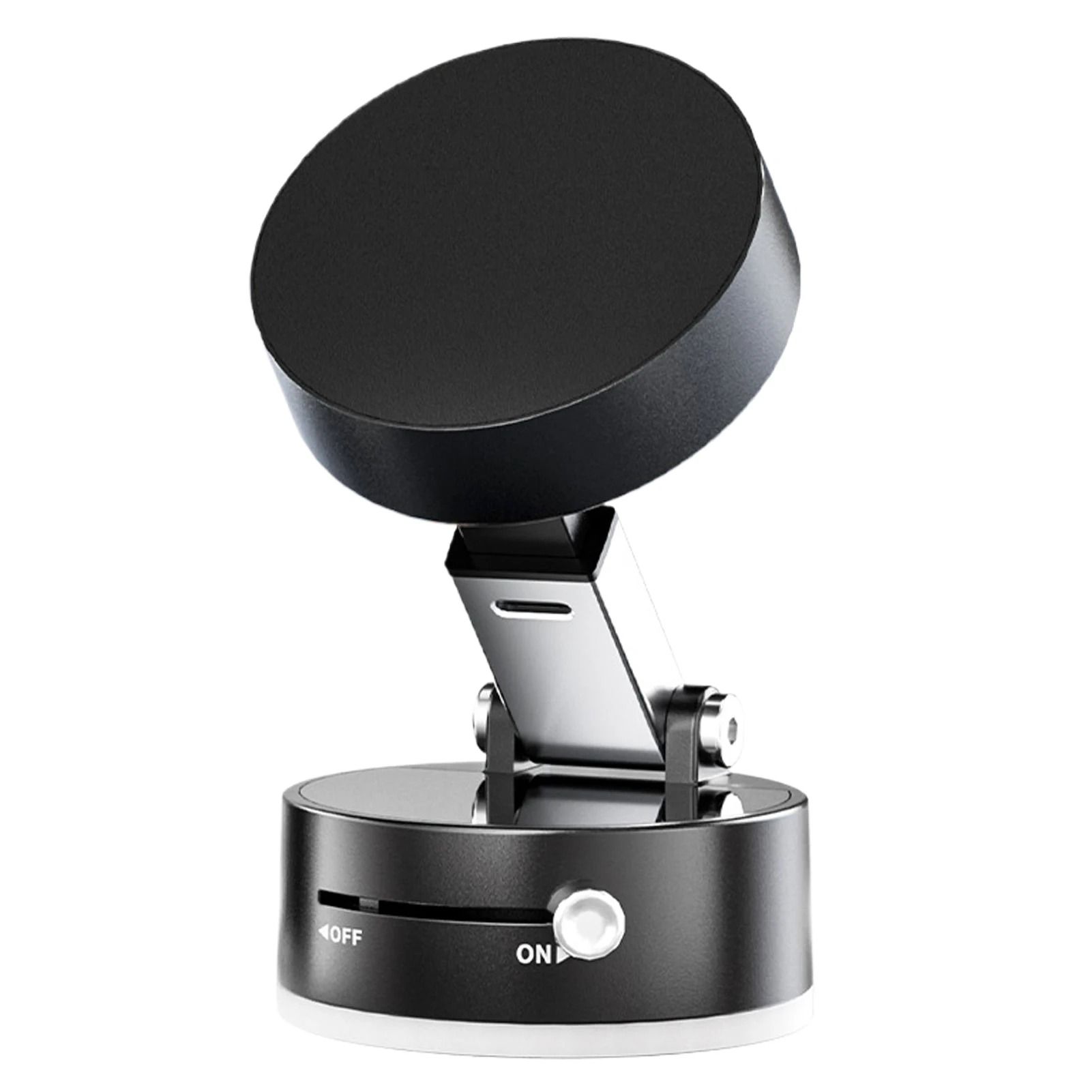 Vacuum Magnetic Car Phone Holder – Double-Sided Foldable Auto Bracket