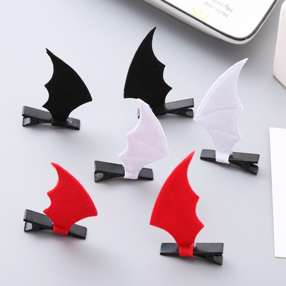 Sweet Bat Wings Spring Hair Clip – Cute Bangs Hairpin for Daily Styling