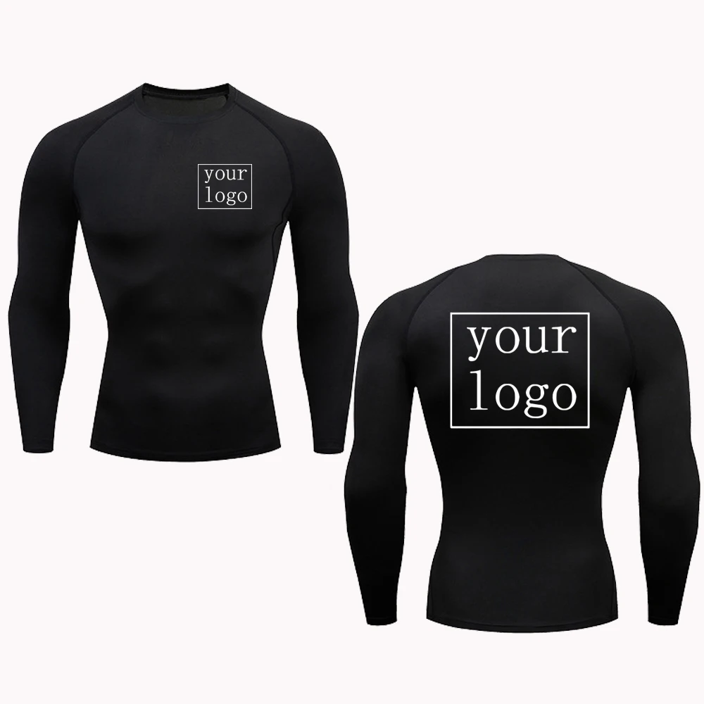 Custom Compression T Shirt, Your Design Logo, Quick Dry Gym Tee Men Women