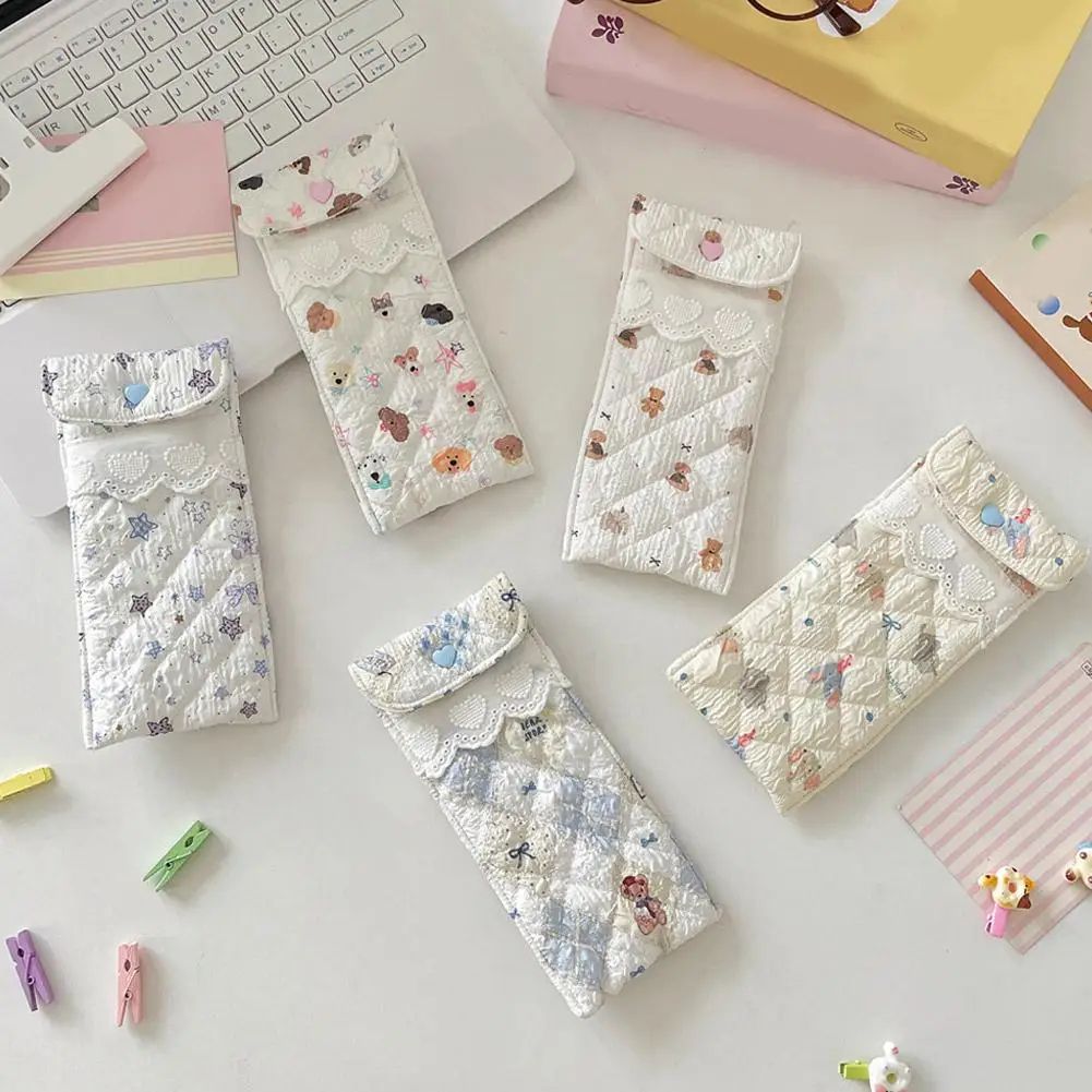 Cute Cartoon Soft Glasses Case