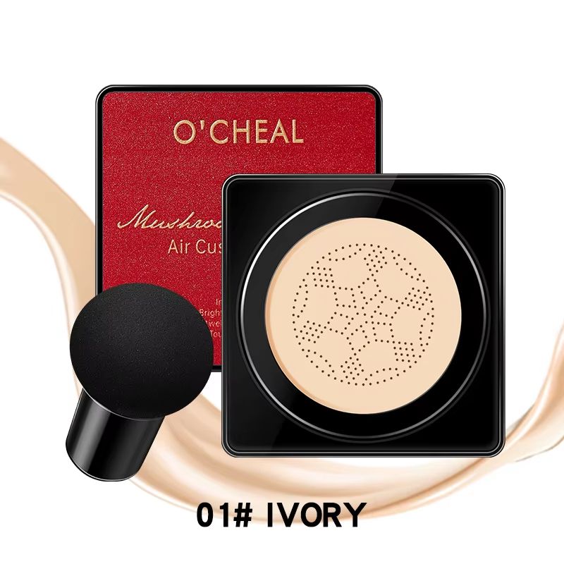 OCHEAL Mushroom Head BB Cream Foundation – Smooth Face Makeup Concealer Cushion Compact
