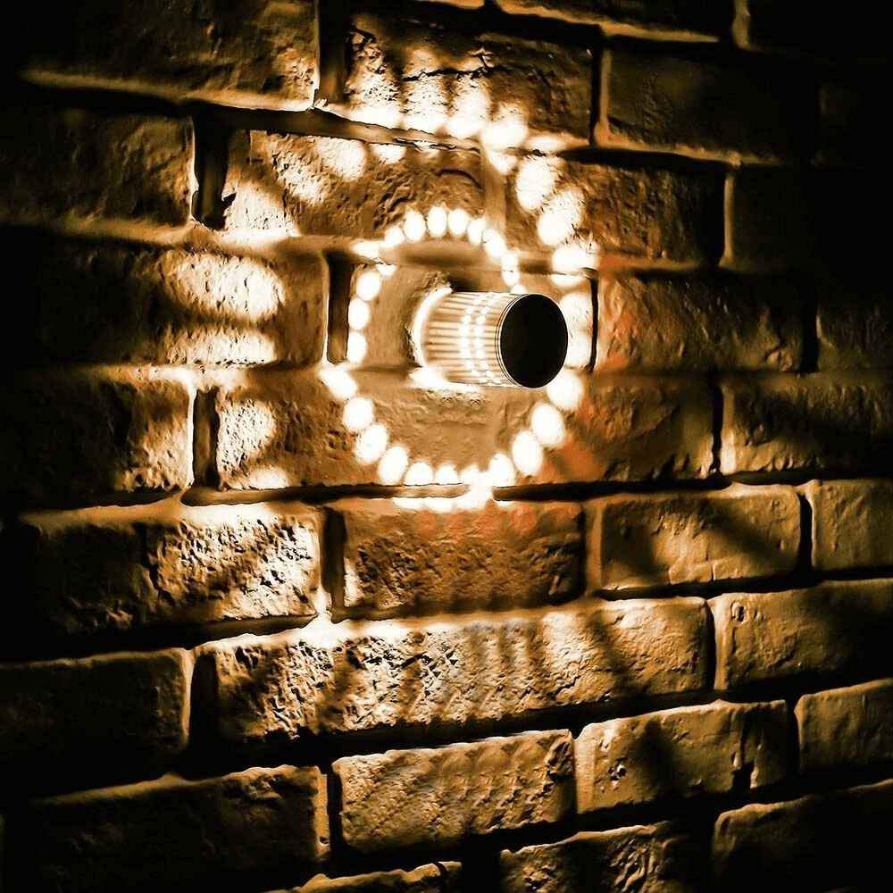 Spiral Hole LED Wall Light