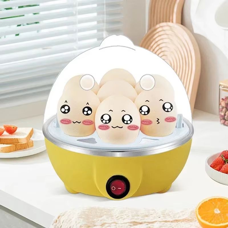 Multifunction Electric Egg Boiler & Steamer – 7 Egg Capacity with Auto-Shut-Off