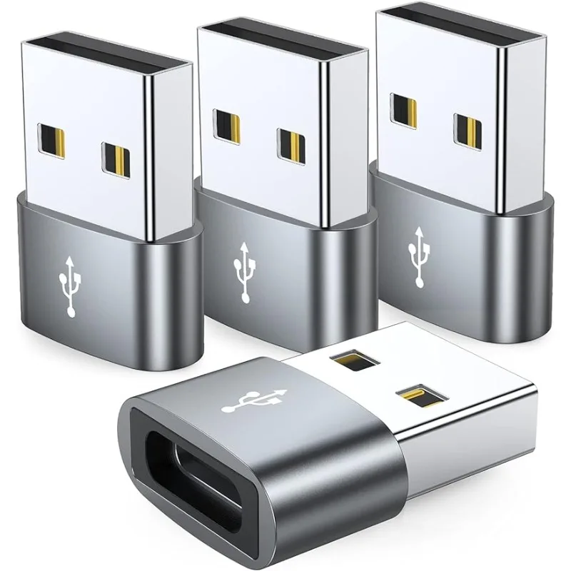 USB C Female to USB Male Adapter, Type C to USB A Charger Cable Converter