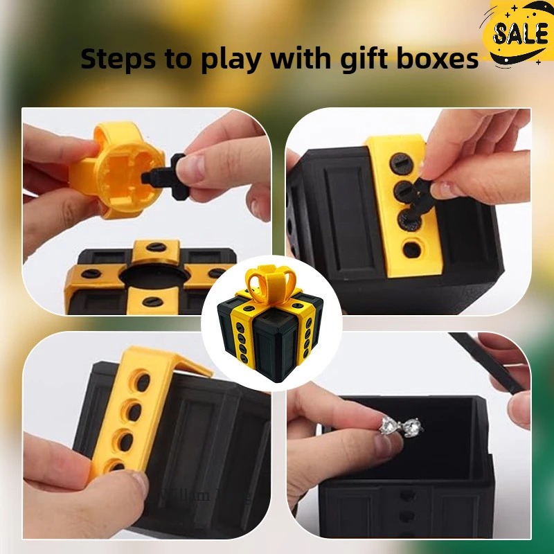 Funny Middle Finger Surprise Gift Box, Christmas Prank Gift, Home and Office Desk Decor for Kids and Adults