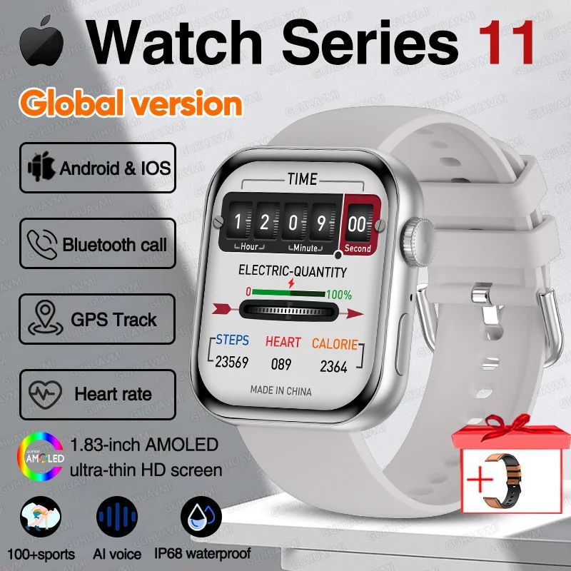 Series 11 AMOLED GPS Smartwatch with Bluetooth Calling