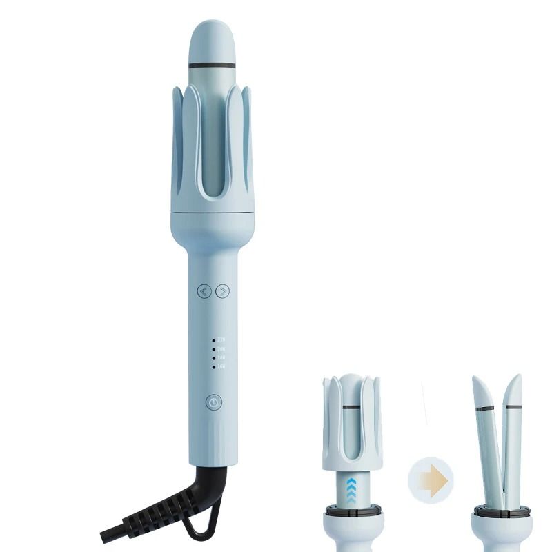 Automatic 2 in 1 Hair Straightener with Negative Ion and Auto Timer