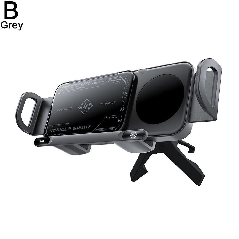 Samsung Phone Holder with 360° Rotation & Wireless Charging Stand