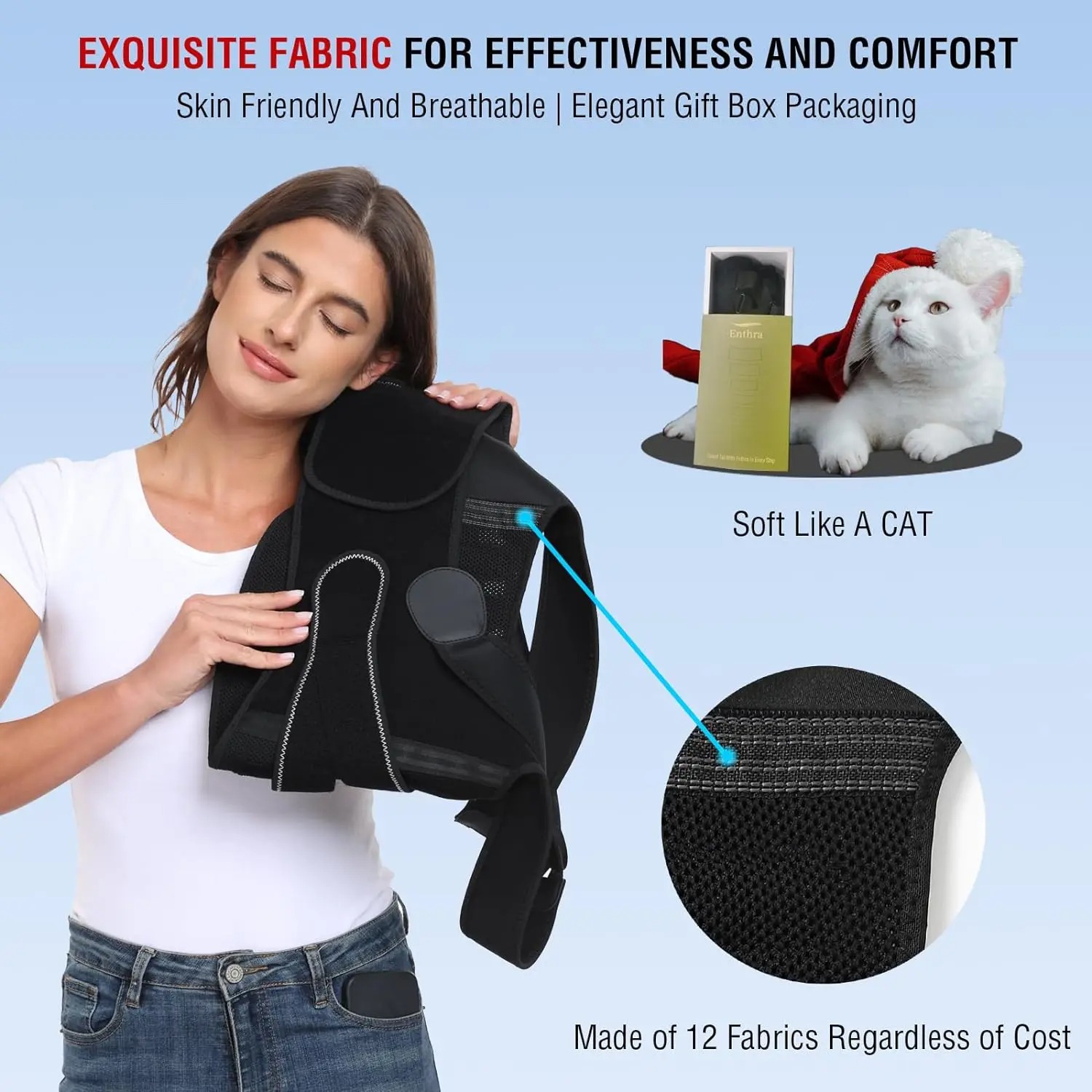 Posture Corrector Back Brace for Men, Women, Spine Vertical Alignment, Back Straighter, Lower Back Pain Relief