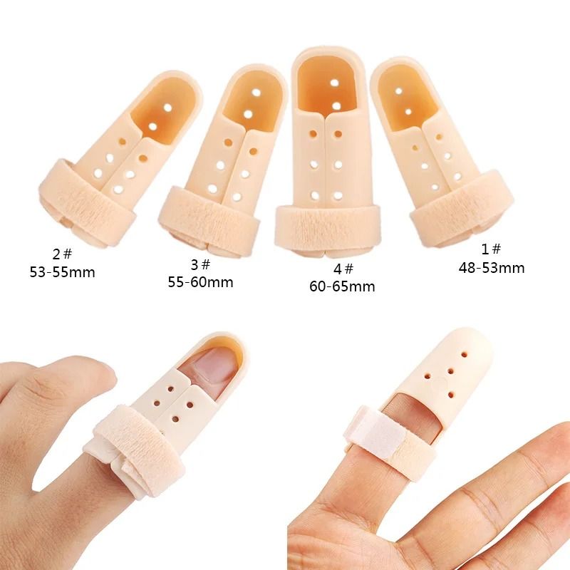 Finger Splint Adjustable Finger Mallet Support Protector for Finger Pain Joint Protection