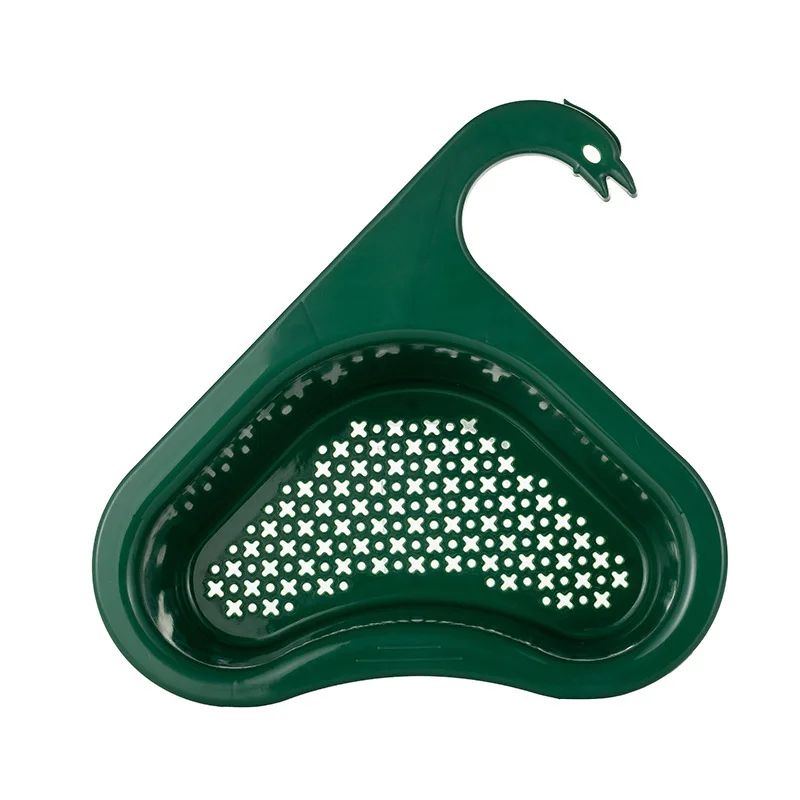 SwanClip No-Drill Sink Drain Basket – Multifunction Fruit & Vegetable Strainer