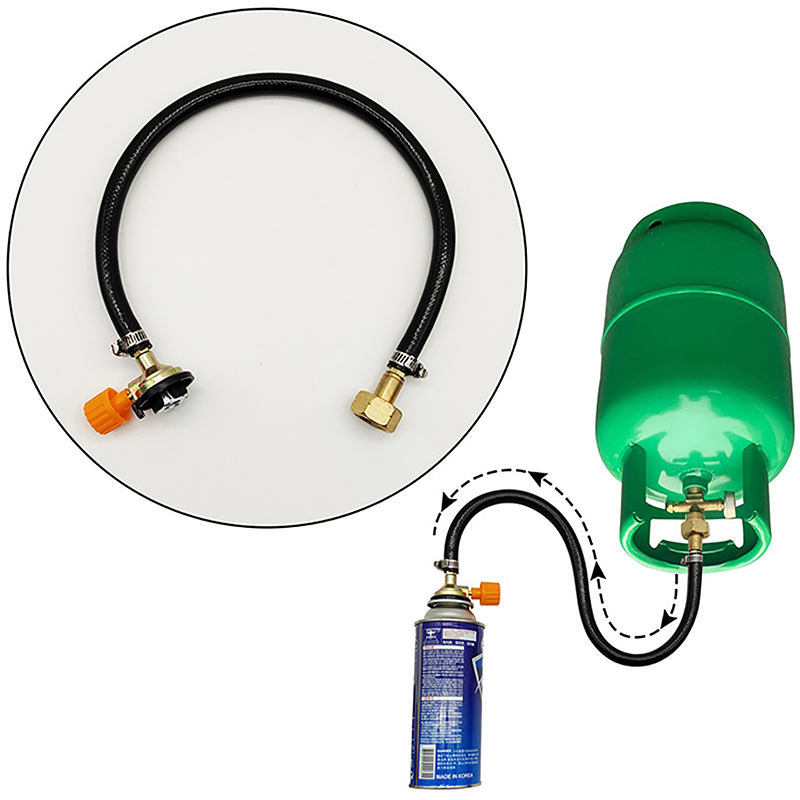 Leakproof Gas Refill Adapter for Portable Tanks Camping Gas Connector