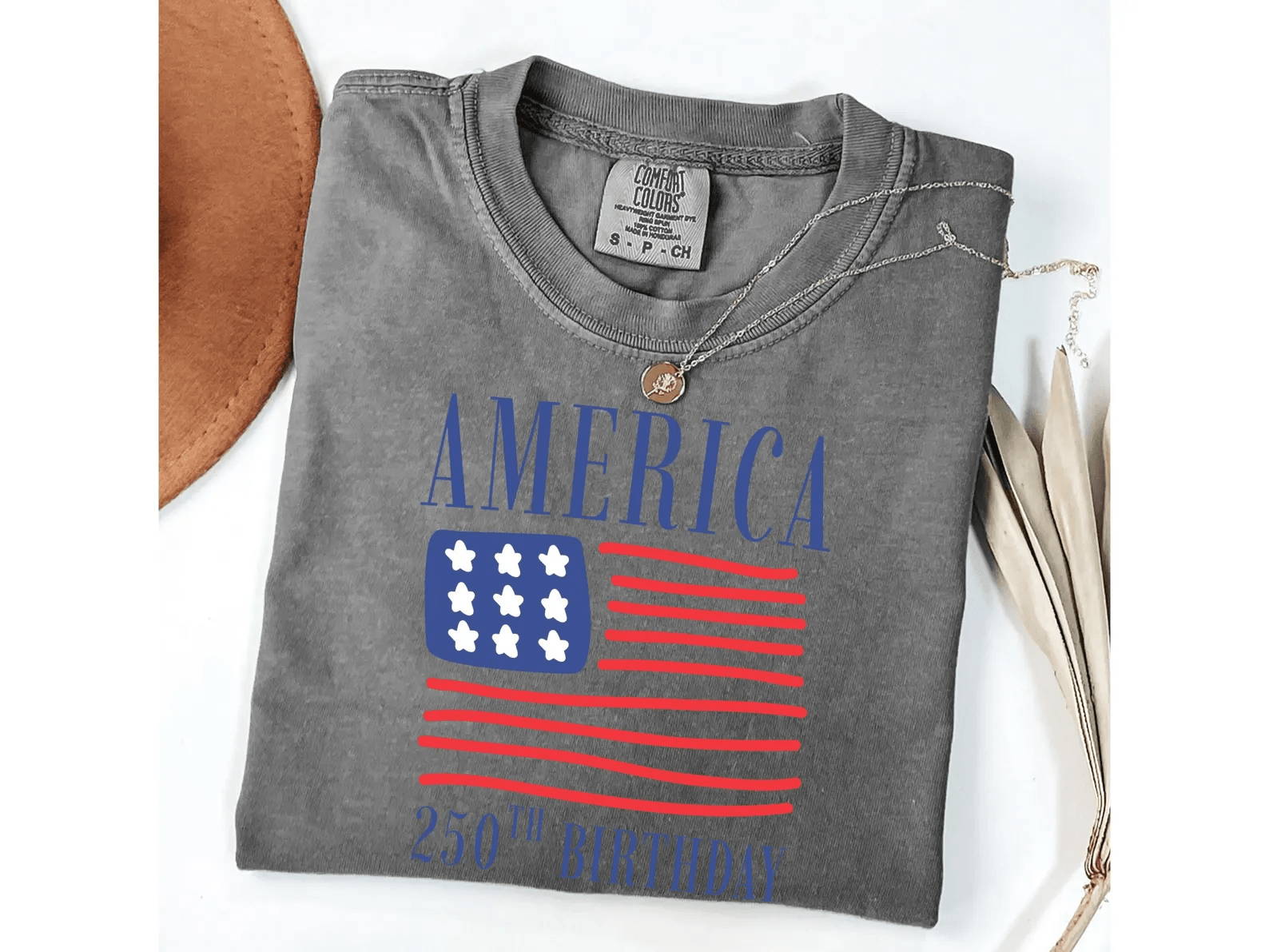 Veteran Fourth of July Shirt Retro USA Flag 4th of July Shirt 250th Anniversary Patriotic Tee