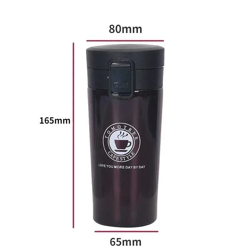 304 Stainless Steel Double Wall Vacuum Mug Leak Proof Thermal Flask