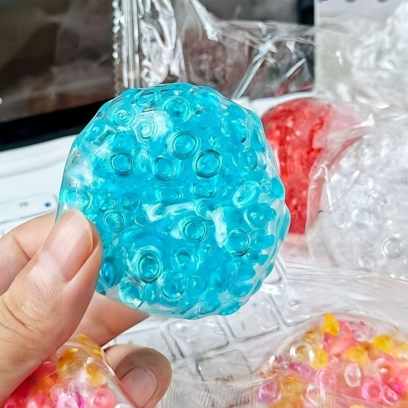 Super Soft Mochi Fidget Squeeze Toy for Anxiety Relief Balls Ice Beads Slow Rebound Stress Relief Toy