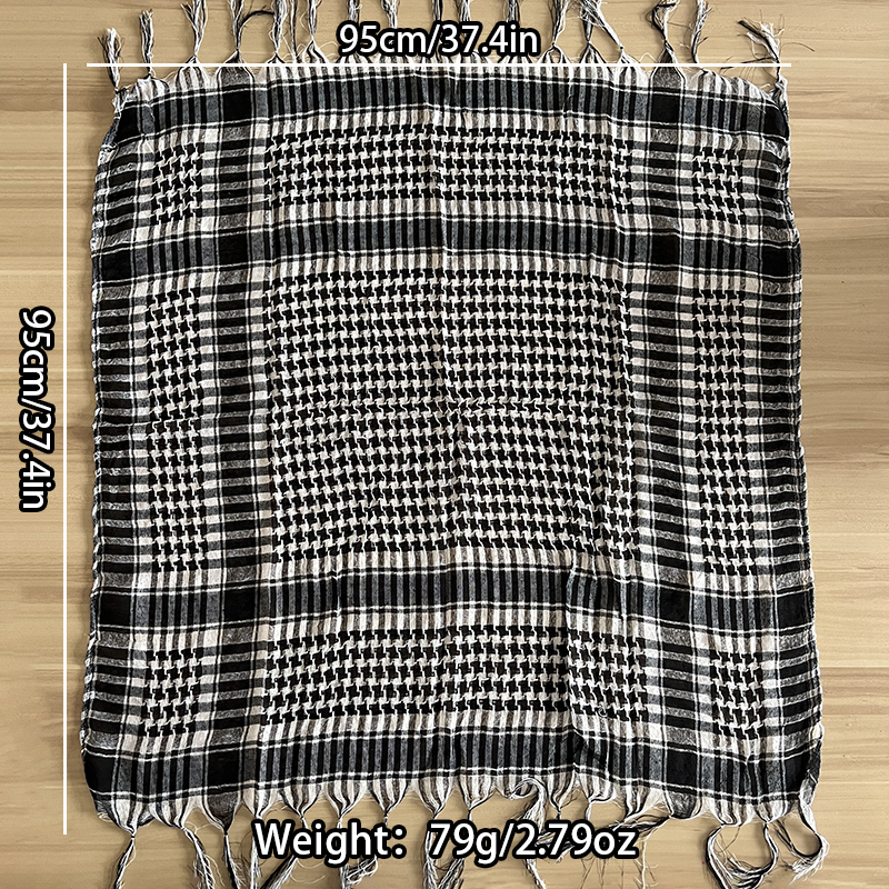 Light weight Military Tactical Arab Scarf Unisex Army Plaid