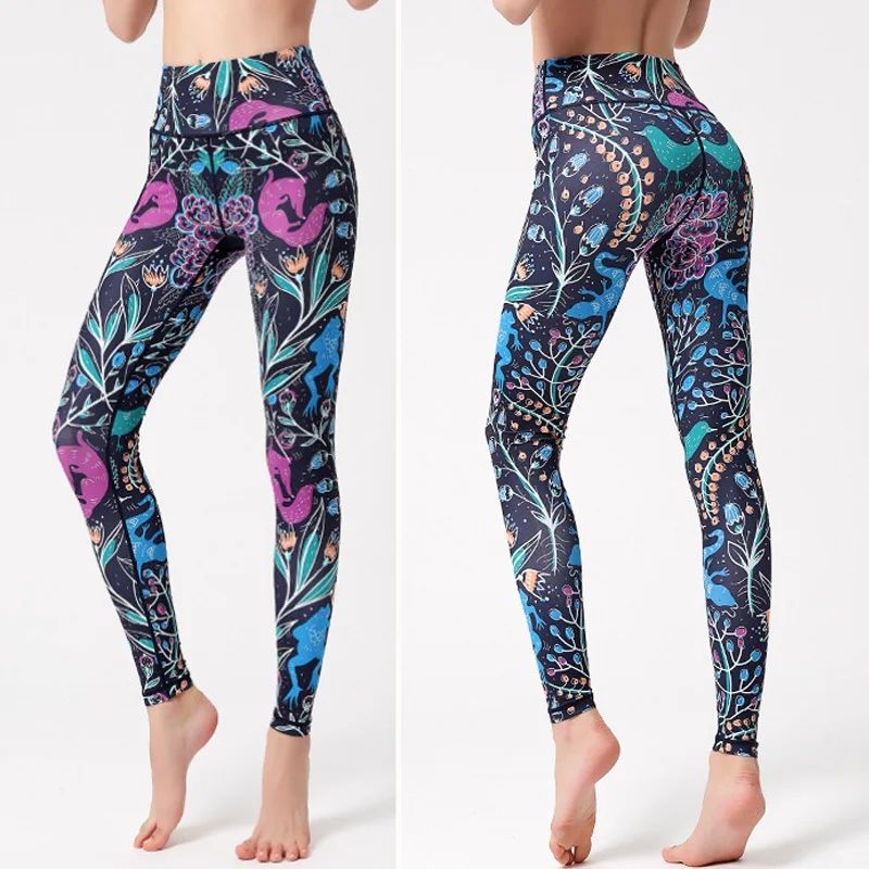 Cloud Hide Women's High-Waist 4-Way Stretch Yoga Leggings – Non-See-Through Fitness & Running Pants