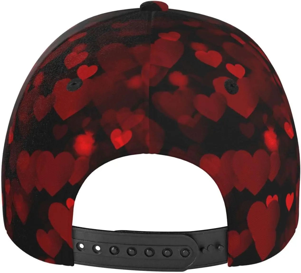 Valentine Hearts Baseball Cap – Adjustable Red Romantic Sun Hat for Men & Women