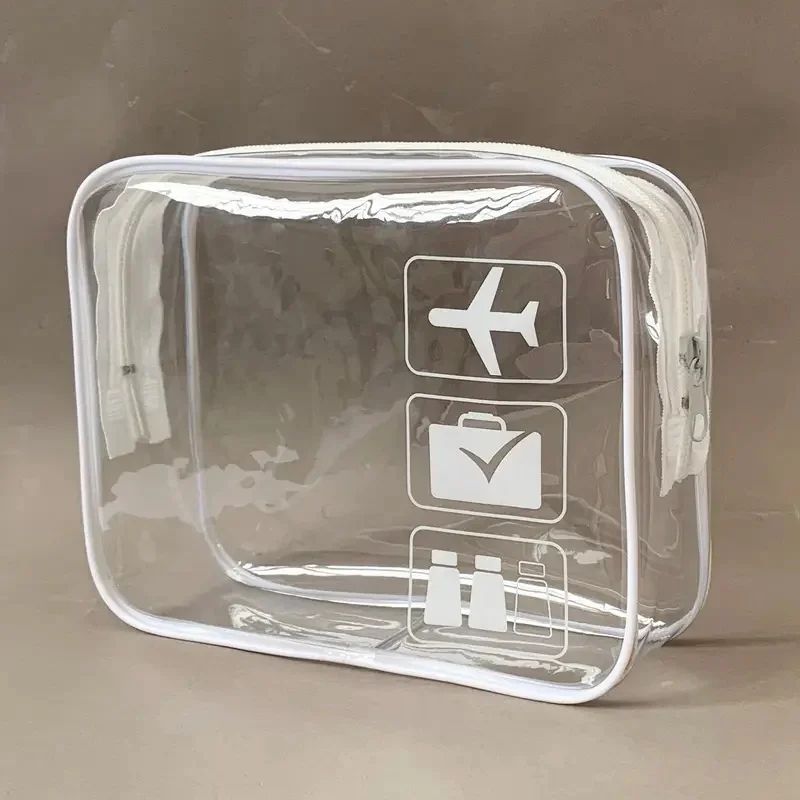 TSA-Approved Clear Travel Toiletry Bag – Leak-Resistant & Durable Quart Pouch