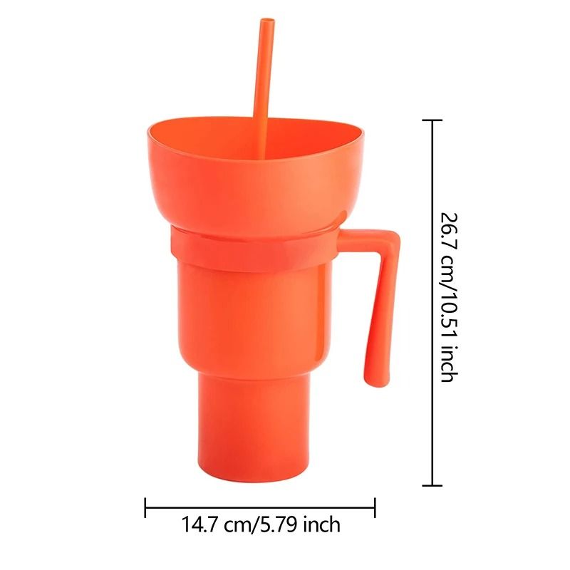 2-In-1 Stadium Tumbler & Snack Cup