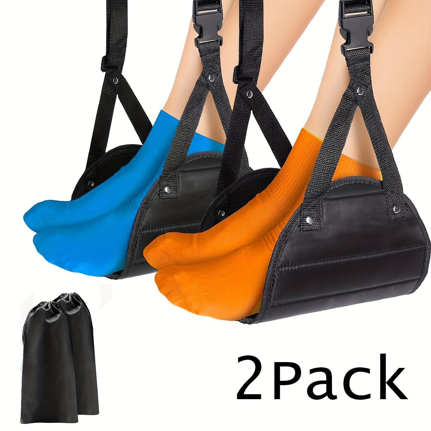 New Travel Hammock with Airplane Footrest, Stepping Travel Artifact, High-Speed Rail Hammock Office Foot Hanging