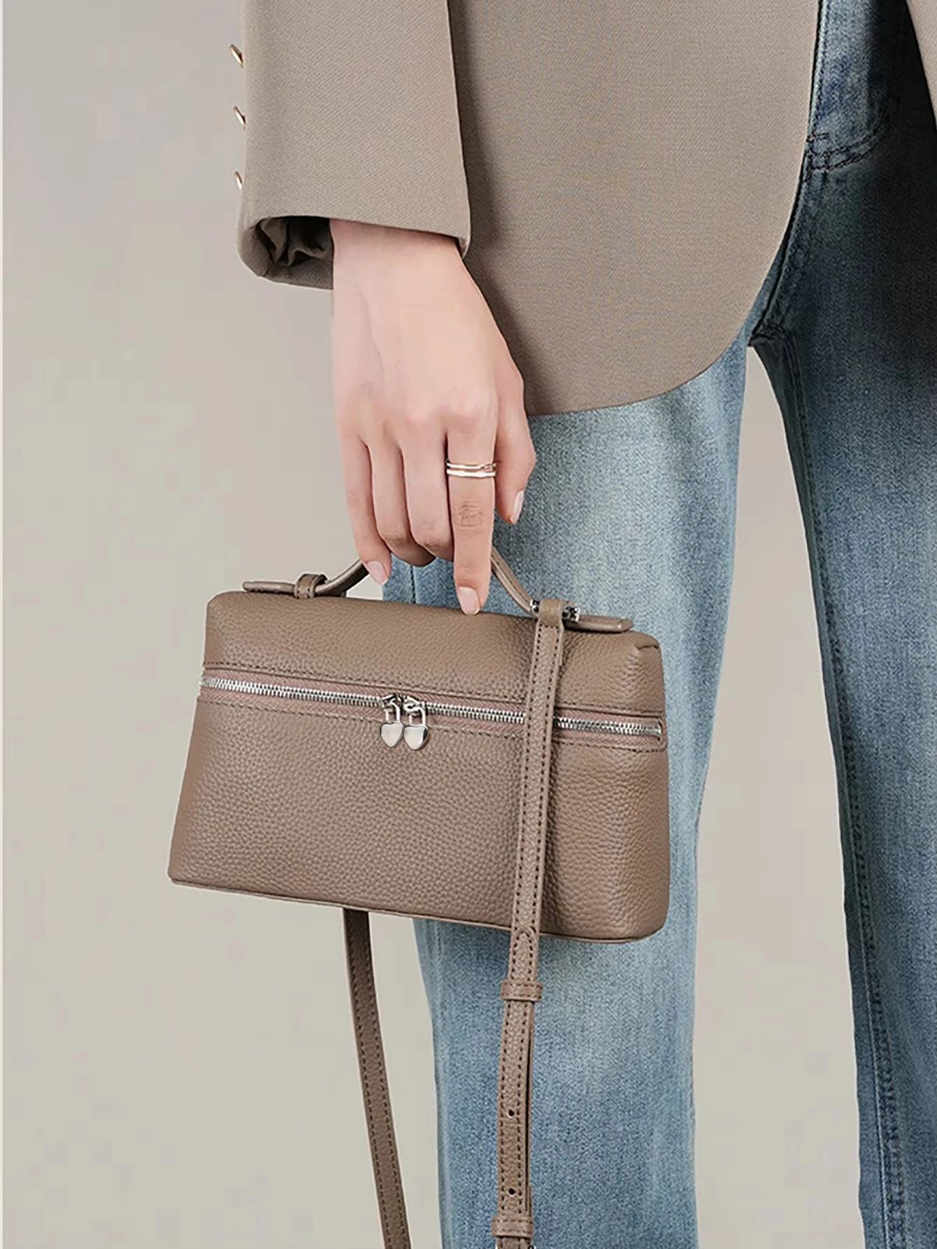 Everyday Chic PU Leather Shoulder & Crossbody Bag - Large Capacity Womens Messenger Handbag