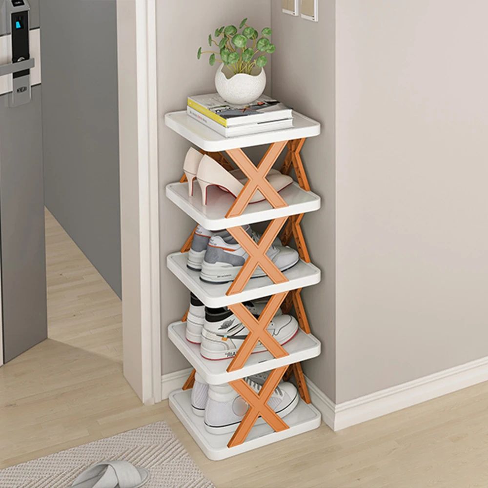 8-Tier Multilayer Shoe Shelf Organizer – Detachable Space-Saving Shoe Storage Rack for Family Home Closet Wardrobe