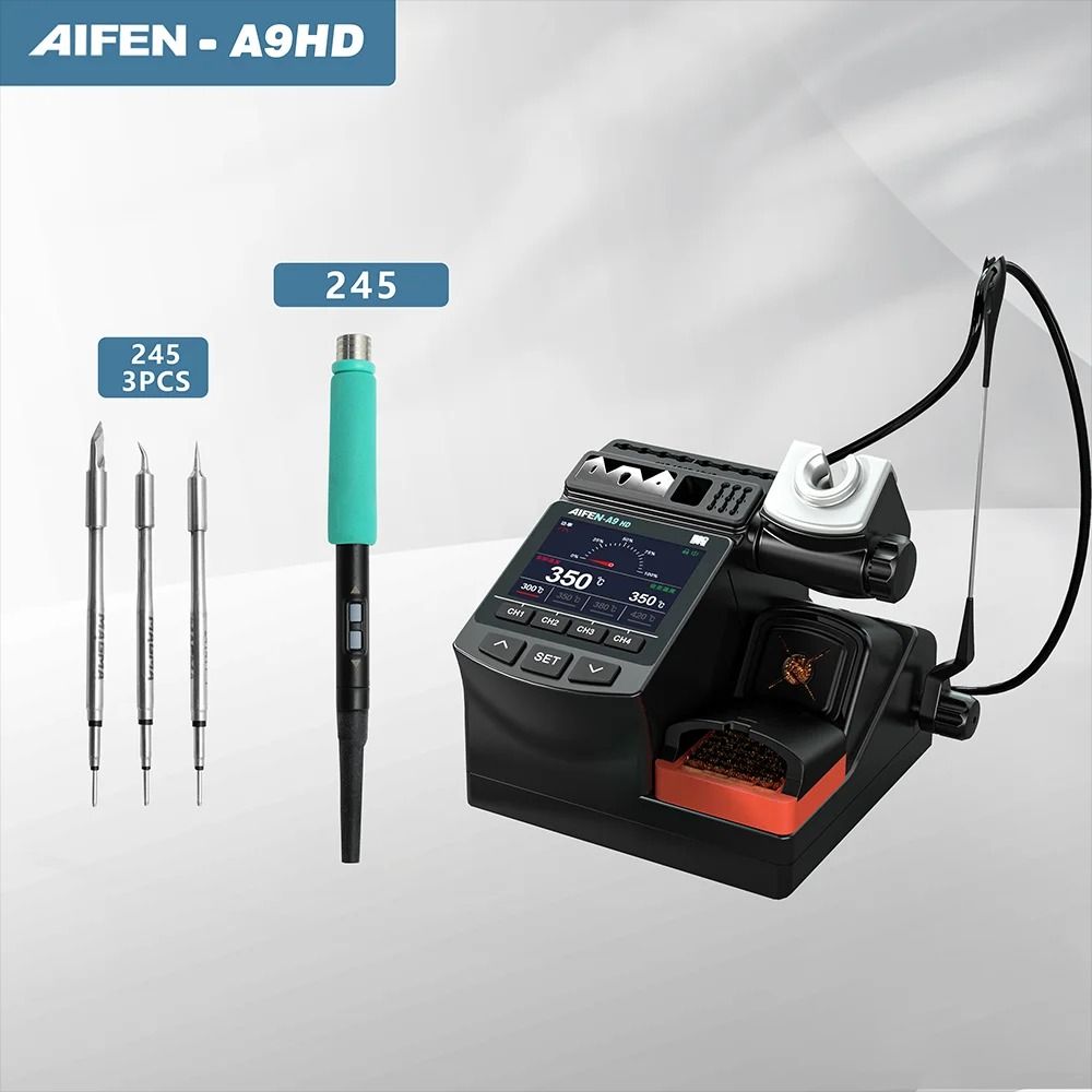 AIFEN A9HD 180W Digital Soldering Iron Station with Curve Mode