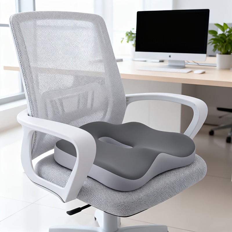 Ergonomic Coccyx Cushion for Office & Car Breathable Soft Support for Comfort and Relief