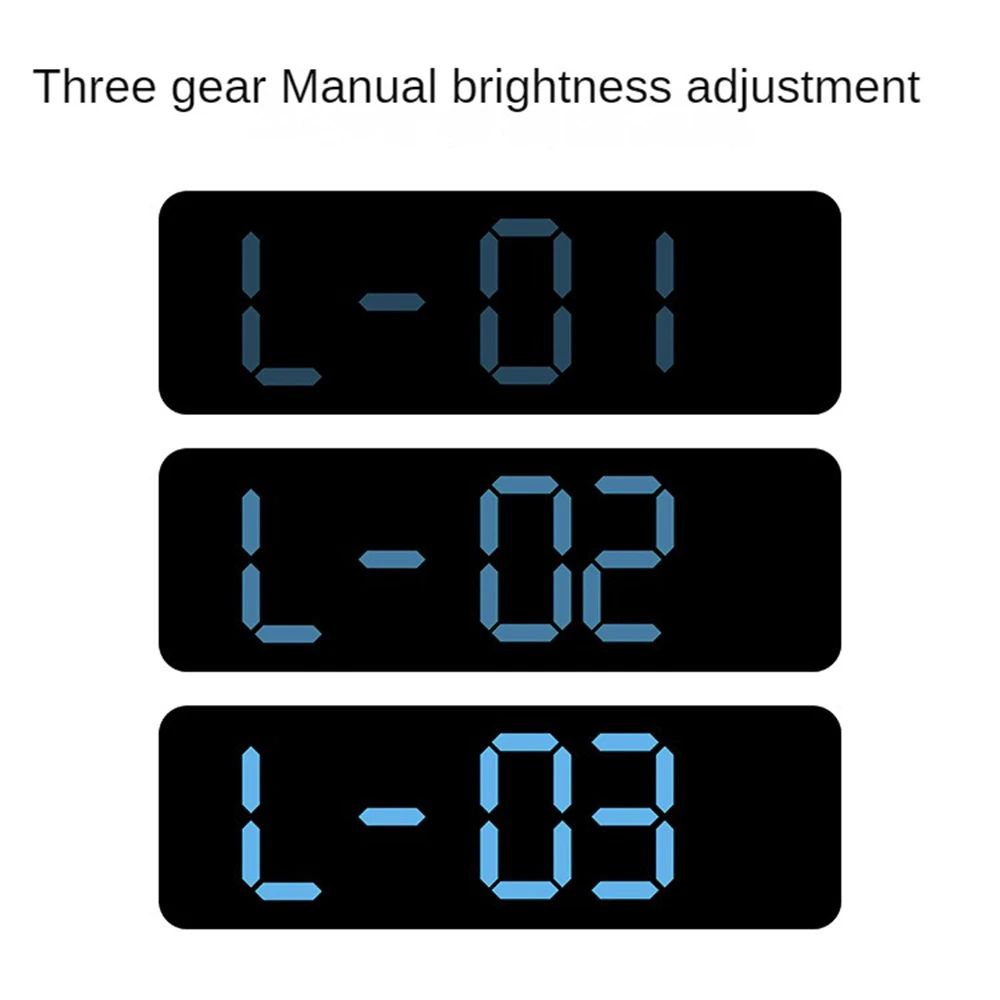 9-Inch Large Digital Wall Clock with Temperature, Humidity & Auto-Dimming Alarm Display