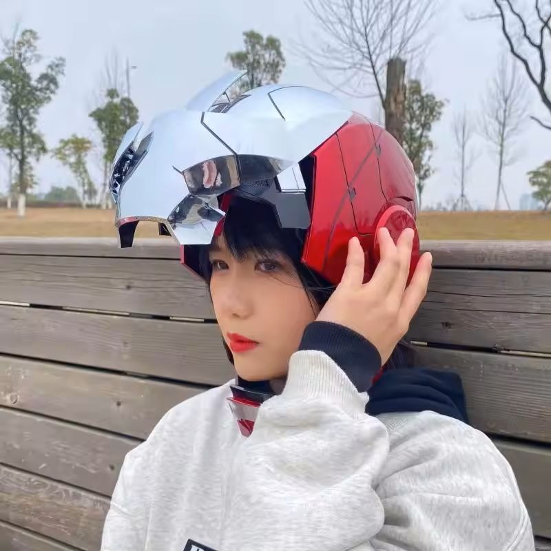 Iron Hero Voice-Controlled Wearable Helmet