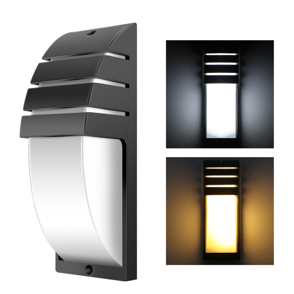 Aluminium LED Wall Lamp, Waterproof Outdoor Garden Porch Light, Sconce Balcony Wall Light, Yard Lighting Decor