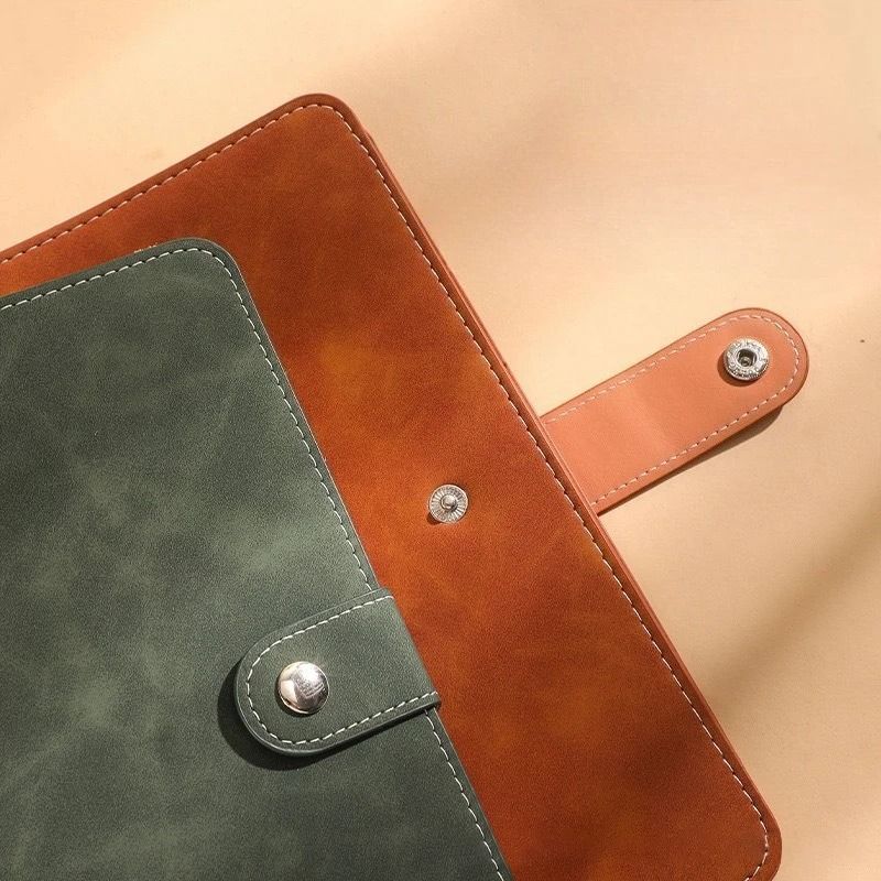 Soft PU Leather DIY Binder – A5/A6/A7 Photocard Collect Book, Bullet Journal & Agenda Planner Cover