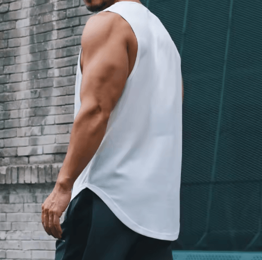 Mens Quick Dry Running Tank Top Loose Fit Marathon & Training Vest