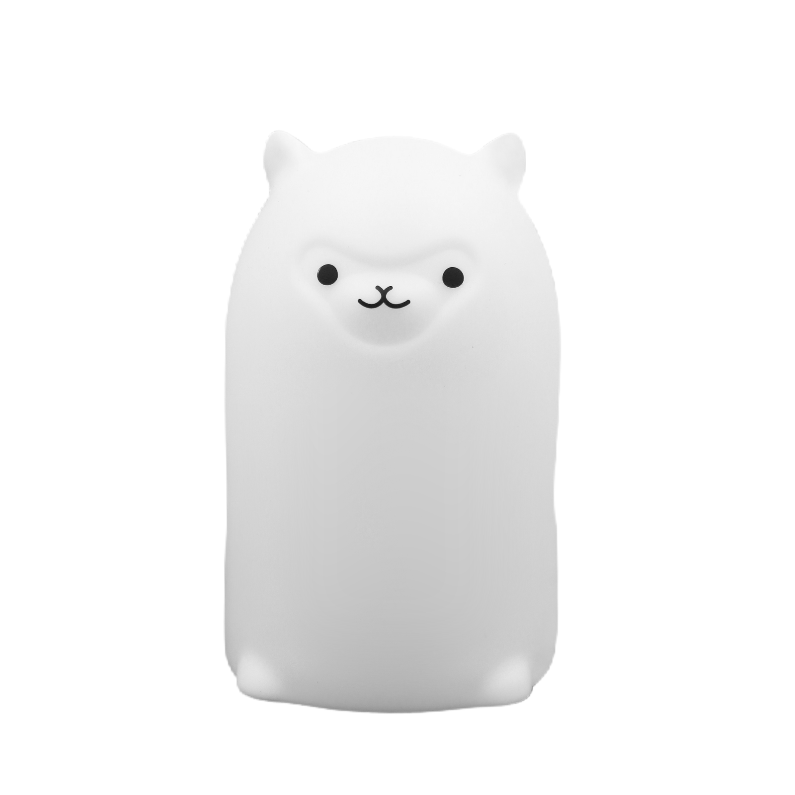 Silicone Stress Relief Pat Duck Lamp, Cute Pear Night Light, Dimmable, USB Rechargeable Touch Control