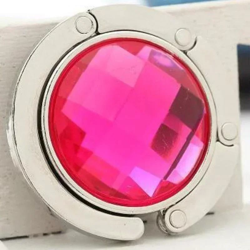 Foldable Crystal Purse Hook and Table Bag Holder
