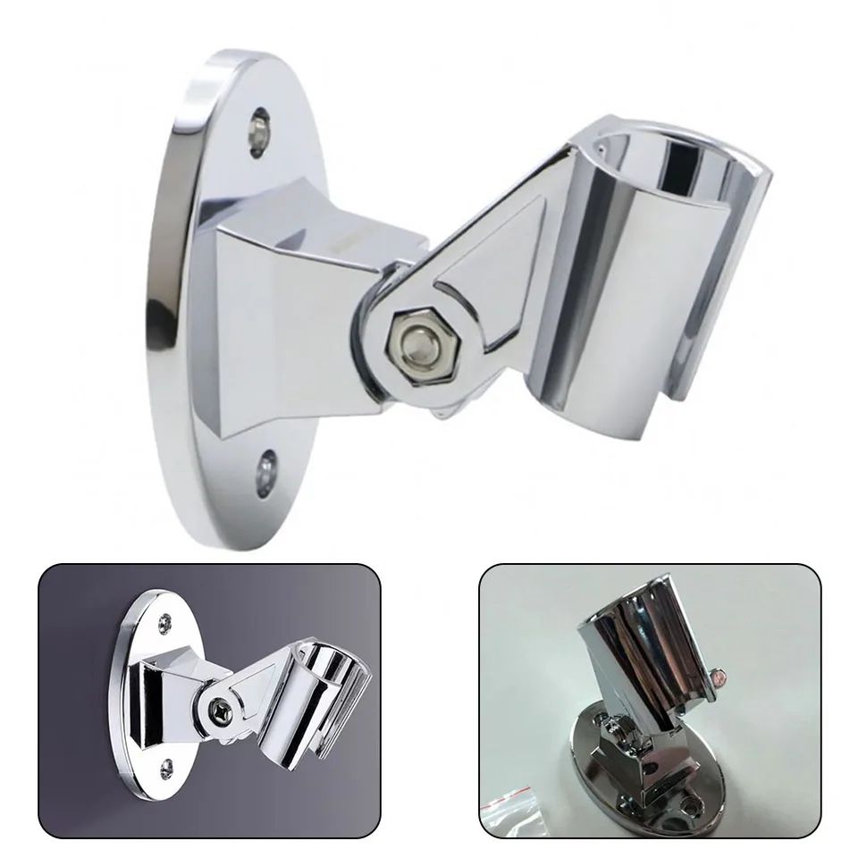 Adjustable Wall-Mounted Shower Head Holder – Universal Handheld Sprayer Bracket with Secure Fixed Base