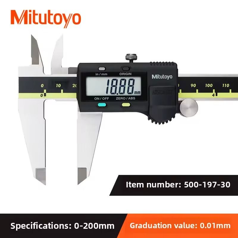 Mitutoyo Digital Vernier Caliper Stainless Steel LCD Measuring Tool 150mm 200mm 300mm