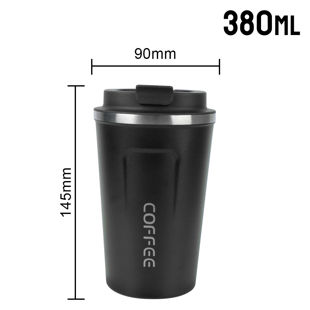 Double Stainless Steel Thermo Cafe Coffee Mug, Leak-Proof Travel Thermos Cup, Tea Water Mug, BPA Free