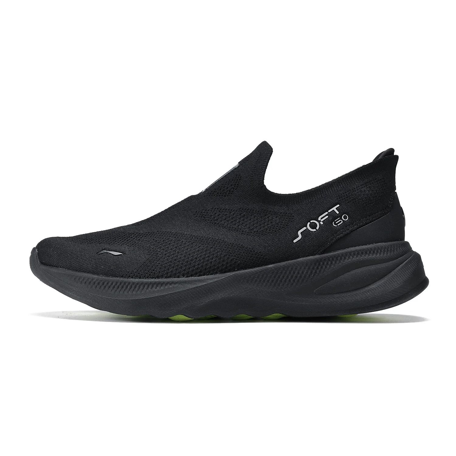 Mens Slip On Knit Walking Shoes with Cushion Support